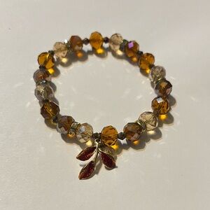 Glass Bead Stretch Bracelet